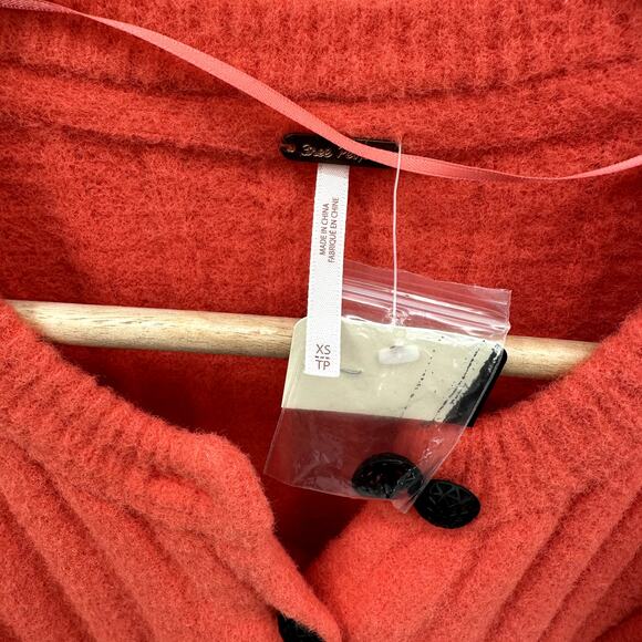 FREE PEOPLE NWT Sloane Cardigan Sweater in Coral Clay // XS - Picture 5 of 12